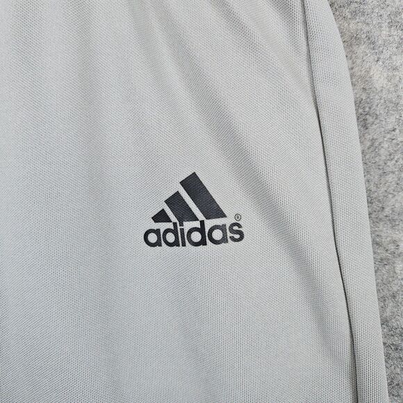 Adidas Climalite Men's Athletic Pants Size L Lt Gray Baseball Softball Polyester - Picture 4 of 16